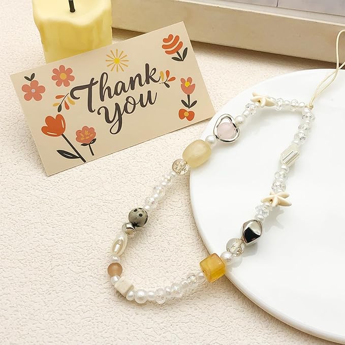 Beaded Camera Wrist Strap Cute Digital Camera Charm Lanyard Phone Chain Keychain Beaded Phone Lanyard Bag Charm
