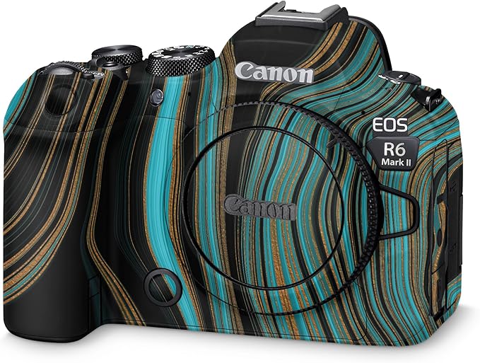Camera Skin Compatible with Canon EOS R6 Mark II Camera (2022) - Blue Canyon - Premium 3M Vinyl Protective Wrap Decal Cover - Easy to Apply | Crafted in The USA by MightySkins