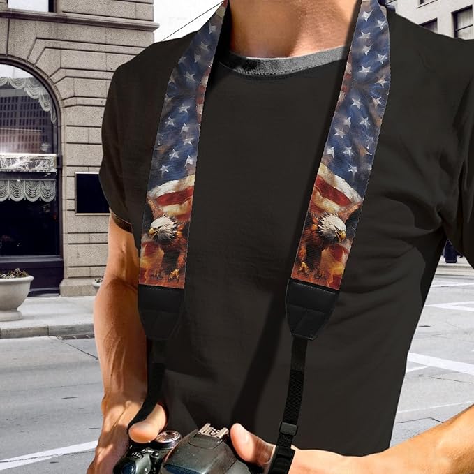 GLENLCWE Camera Strap, Camera Strap for Photographers Neck Strap Replacement Fit Most Cameras