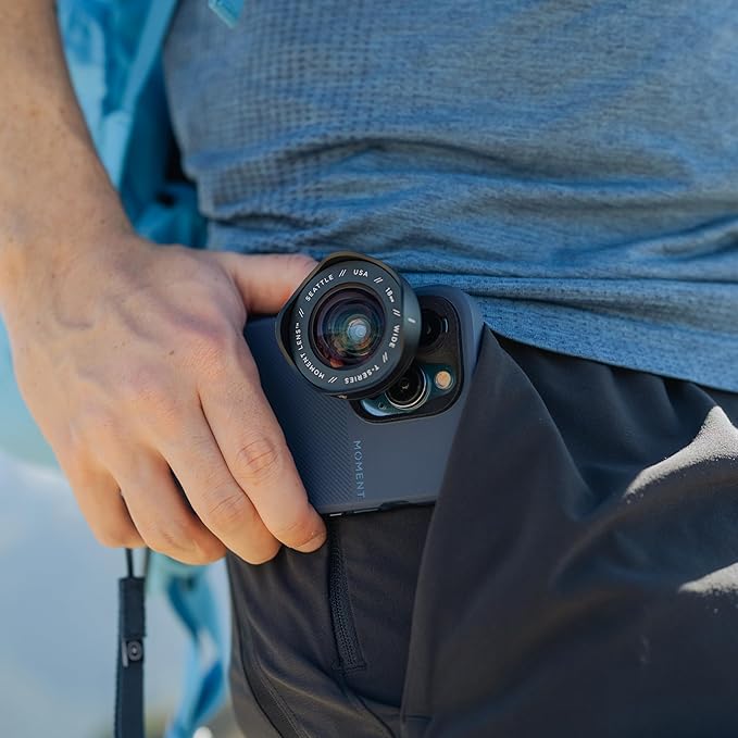 Moment 18mm Wide Lens for iPhone – T-Series Mobile Lens for Ultra-Wide Photos & Videos