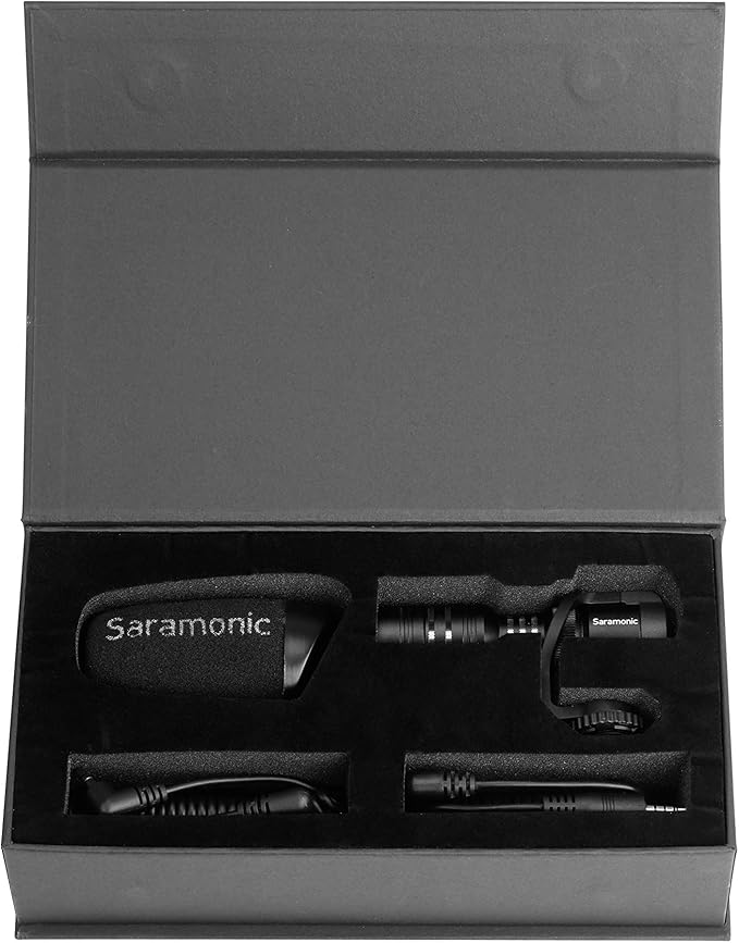 Saramonic VMICMINI Vmic Mini Shotgun Microphone (VMICMINI), Black