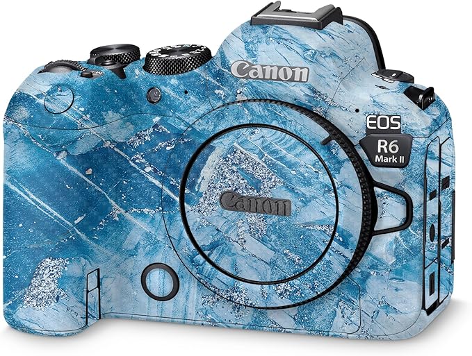 Carbon Fiber Camera Skin Compatible with Canon EOS R6 Mark II Camera (2022) - Winter Rock - Premium 3M Vinyl Protective Wrap Decal Cover - Easy to Apply | Crafted in The USA by MightySkins