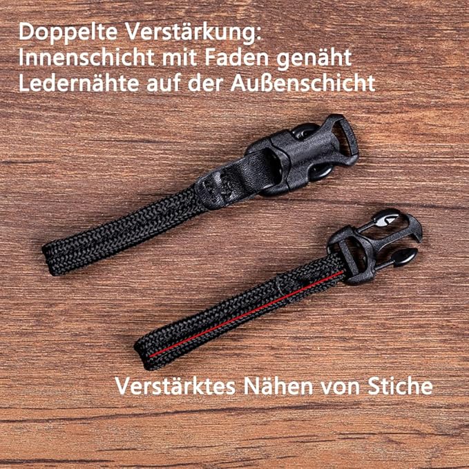 Camera Strap Quick Release QD Loops Connector for DSLR SLR Cameras Neck Shoulder Strap Binoculars Adapter Connect Connection(Thick rope)