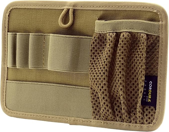 LIVANS Tactical Bag Insert Panel Organizer, Utility Admin Panel Hook and Loop Modular Organizer with Hook Fasteners for Packs Backpack or Messenger Bags