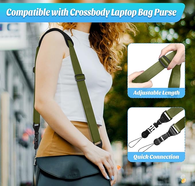 Padded iPad Binocular Camera Shoulder Strap, Nylon Neck Lanyard Strap for Tablet Case Crossbody Laptop Luggage Bag
