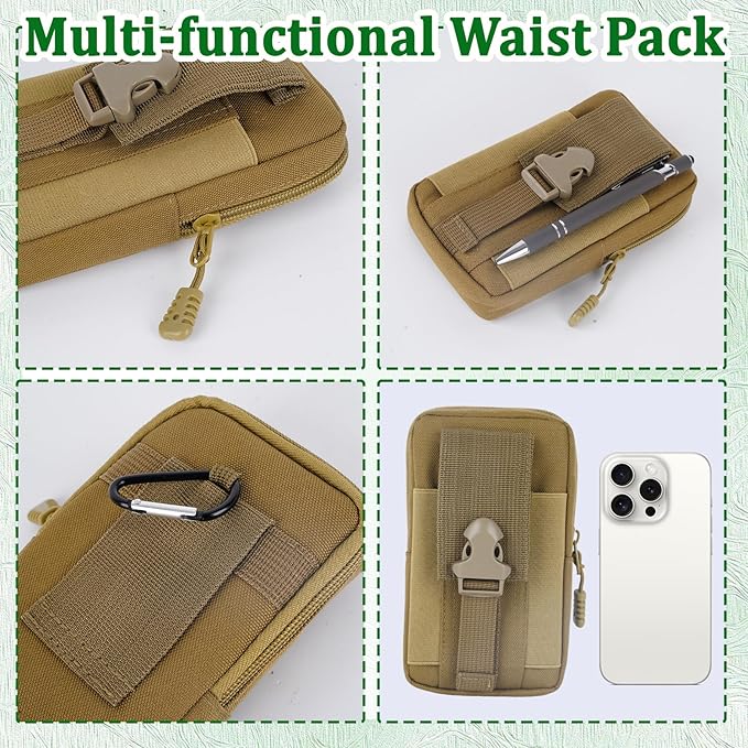 6 Pcs Waterproof Notebook Set, Write in The Rain Notebook, All Weather Notebook, Police Notepad, Field Notes Notebooks, 3 × 5" Pocket Notebook with Pen and Cover for Outdoor Activities Recording (Khaki)
