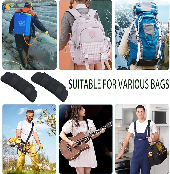 2 Pack Soft Breathable Shoulder Strap Pad guitar strap pad Tactical Vest Shoulder Pad,Mesh Pads with Tactical Gear