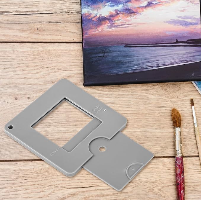 BLUKSYBU ViewFinder & Color Isolation ViewCatcher Sliding Mechanism - Custom Viewfinder & View Finder for Artists | Artist Viewfinder for Painting & Sketching