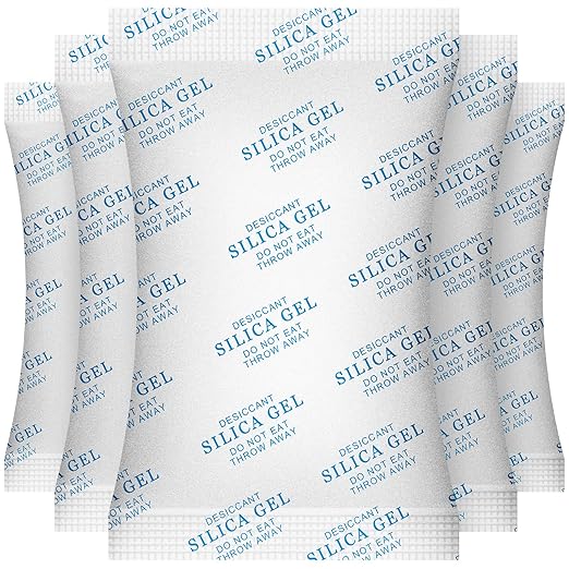 O2frepak 5 Gram(250Packs) Food Grade Moisture Absorbers Silica Gel Packs Desiccant for Storage,Food Safe Dessicant Silica Gel Packets for Moisture Storage Control