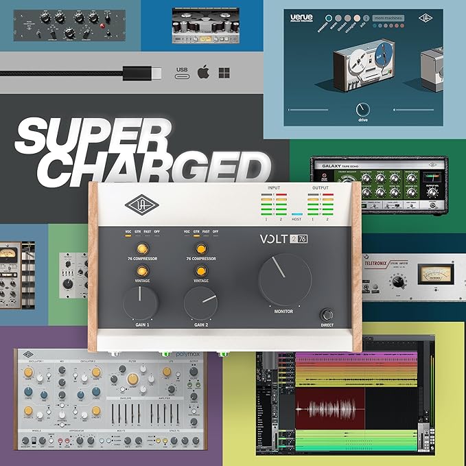 Universal Audio Volt 276 USB Recording Studio Audio Interface