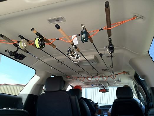 Loop Rope Hunter Pack Bungee Cord Tie Down System | Adjustable Cargo Strap | Knot Free | Truck, RV, ATV, Camping, Outdoor Accessory | Clip & Go Includes 3', 4', 5' Ropes, & 6 Loop Clips