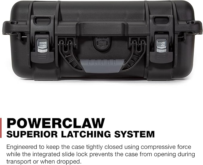 Nanuk Medium Series 920 Lightweight NK-7 Resin Waterproof Protective Case with Padded Dividers, Black
