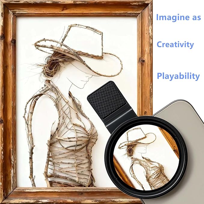 CPL Filter for iPhone 17/16/15/14/13/12/11/Pro/Max/Samsung.58mm Clip-on Polarizer Polarizing Lens for Phone. (58mm CPL)