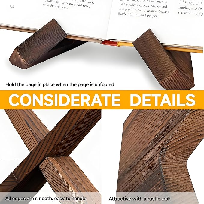 5.1in Wooden Plate Display Stands, Book, Picture and Bowl Display Stand, Display Stands for Heavy Duty Platters, Plate, Pottery, Rock, Dish, Easels, Vinyl Record Holders