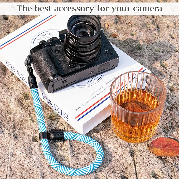 VOVMOEYA Rope Camera Wrist Strap,Camera Hand Strap Compatible with A6400 A6000 A7 IV,for Fujifilm X100V for Nikon Zf Z30 for Canon EOS R6 R7 R8 R10 Camera Wrist Straps for dslr