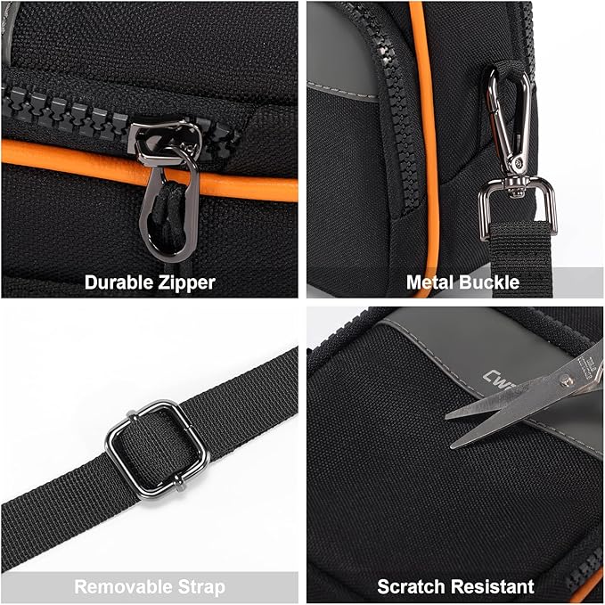 Cwatcun Digital Compact Camera Sling Bag，Portable Protective Small Crossbody Camera Case Lightweight Photography Camera waist bag for Canon Nikon Sony Fuji Digital Camera