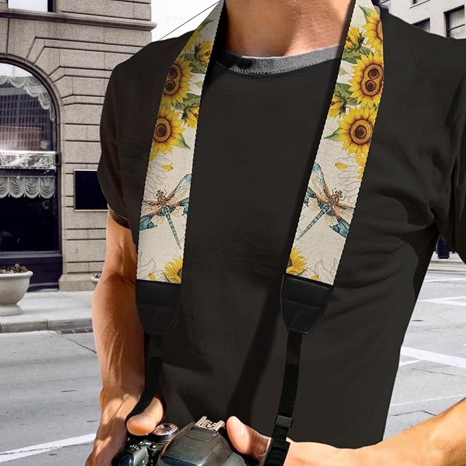 GLENLCWE Camera Strap, Camera Strap for Photographers Neck Strap Replacement Fit Most Cameras