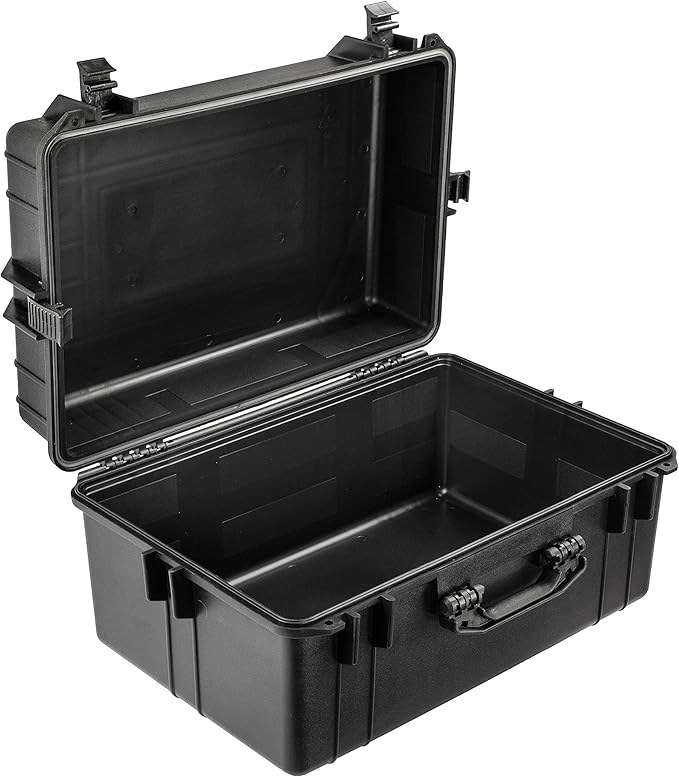 Eylar XL 24 inch Deep Protective Gear, Camera, Tools, Equipment Hard Case Waterproof w/Foam Black
