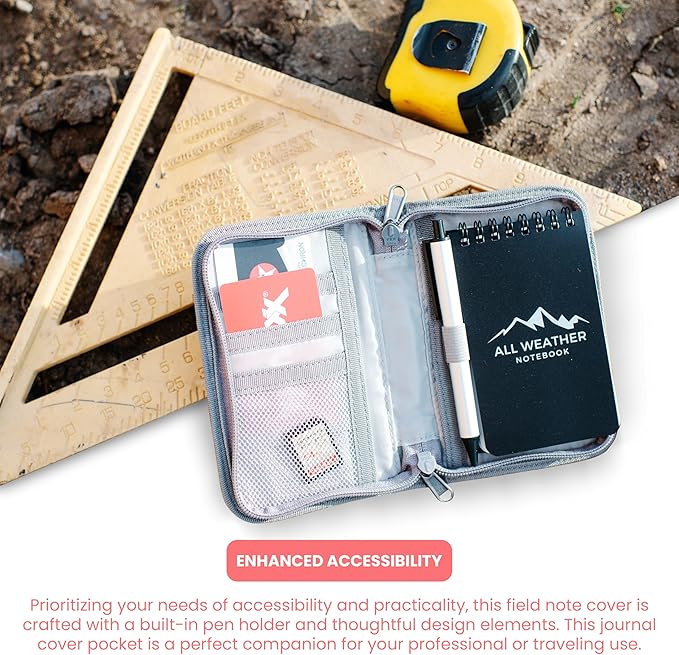 Field notes pocket notebook | Lined small notebook with Soft Cover, Compact pocket notebook for Everyday Writing, Durable field notebook for Travel & Daily Notes