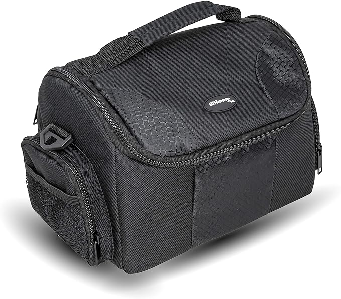 Ultimaxx Large SLR/DSLR Camera Deluxe Padded Gadget Bag/Carrying Case with Shoulder Strap for Sony,Nikon, Canon, Olympus, Pentax, Panasonic, Samsung & Many More Cameras & Camcorders
