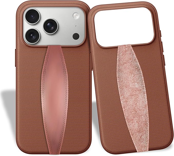 Switchbands Universal Phone Grip Strap – Pack of 2, Customizable Phone Holder for Hand, Wireless Charging Safe Phone Handle Grip, Phone Strap for iPhone, Samsung & Android Cases - Metallic Rose