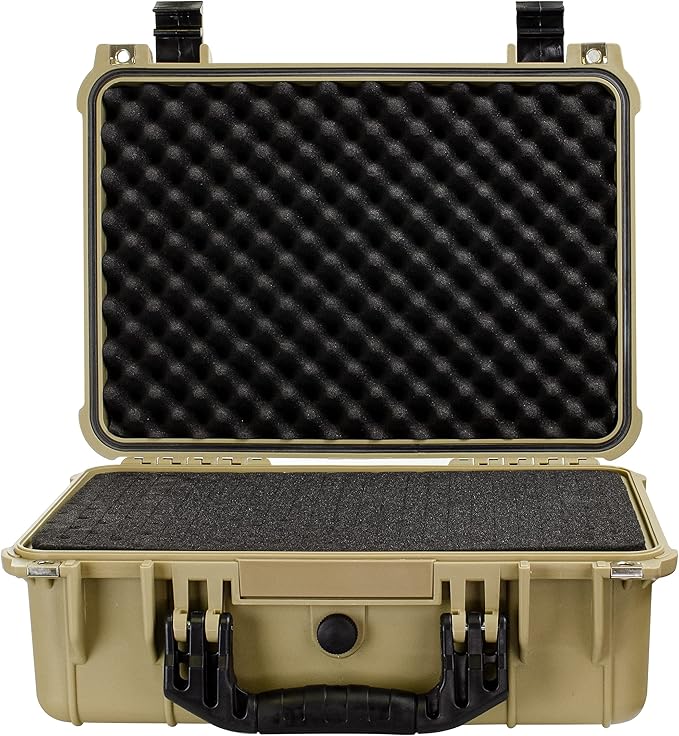 Eylar Hard Gun Case Water & Shock Proof with Foam 16 inch 13 inch 6.87 inch