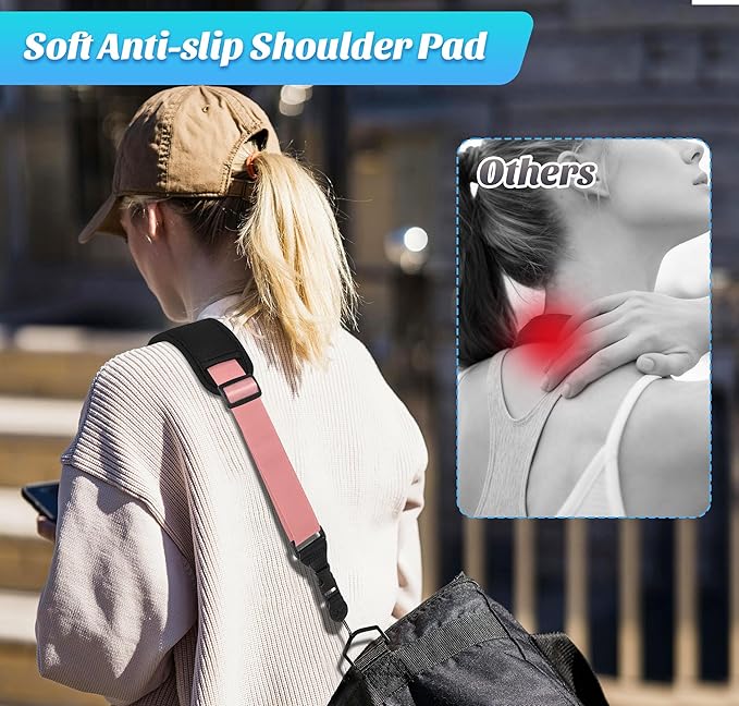 Padded iPad Binocular Camera Shoulder Strap, Nylon Neck Lanyard Strap for Tablet Case Crossbody Laptop Luggage Bag