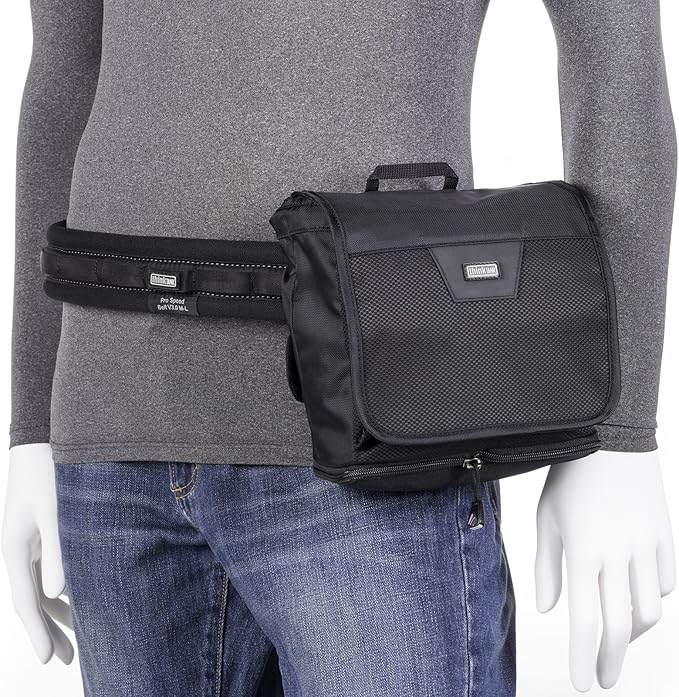 Think Tank Thin Skin Changer Pop Down V3.0 Compressible Modular System Pouch for Gripped Camera Body or 2 Small Lenses
