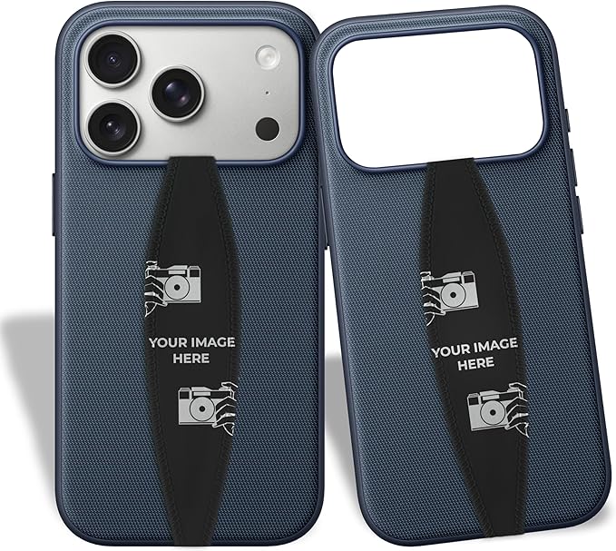 Switchbands Phone Grip Strap - Pack of 2 Reversible Finger Holder for Phone Back, Customizable Anti-Slip Design, Wireless Charging Compatible Detachable Holder for iPhone - Animals Custom