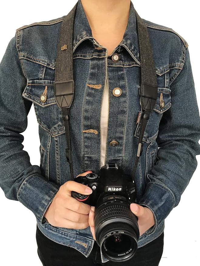Alled Camera Strap Neck, Adjustable Vintage Soft Camera Straps Shoulder Belt for Women/Men,Camera Strap for Nikon/Canon/Sony/Olympus/Samsung/Pentax ETC DSLR/SLR