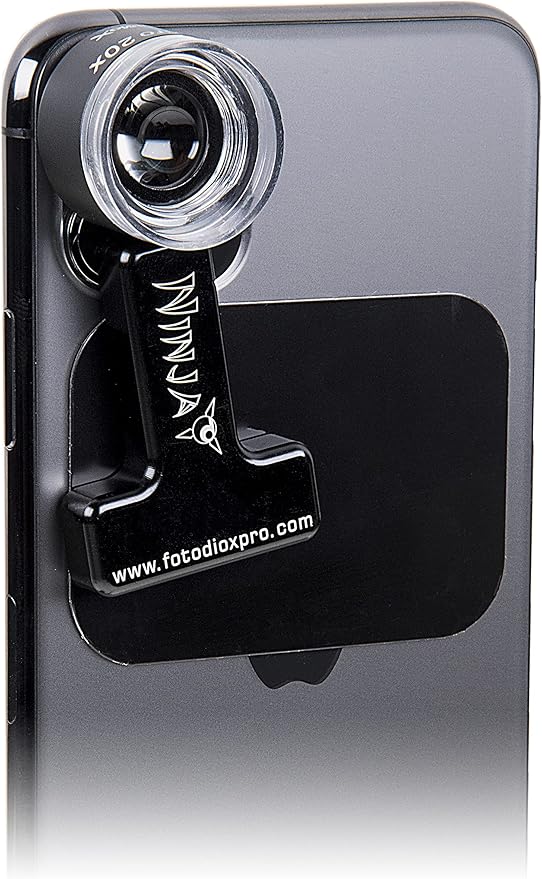 Ninja Macro Kit - Creative Universal & Magnetic Accessories for Smartphones: Ninja Magnetic Core, 20x Macro Lens