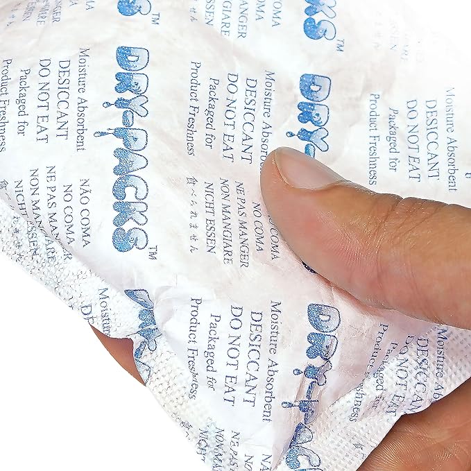 Food Grade Silica Gel Packets – 224 Gram Moisture Control Desiccant Packs for Long-Term Food Preservation, 2 Packs