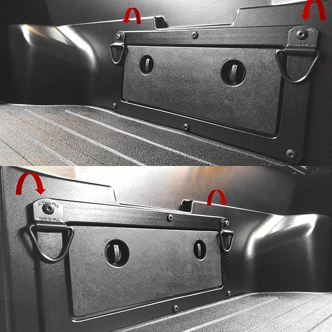 Cargo Tie-Down Anchors,4-Pack Black Steel V-Ring Bolton Trailer Cargo Tie Down,for Trailers,Trucks and Warehouses Replacement for D-Ring Plastic Flush Mount Pan Fitting Tie-Downs