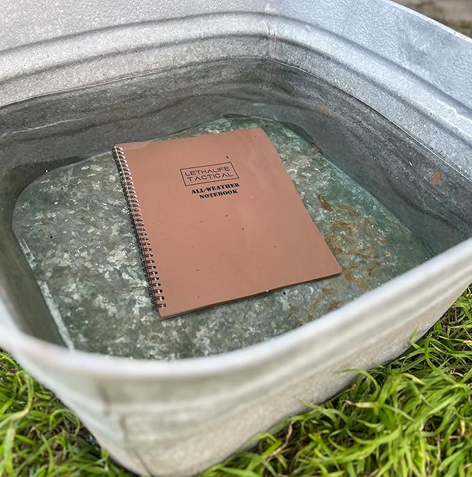 8.5x11 inch All Weather Notepad Writing Pad (Coyote Brown)