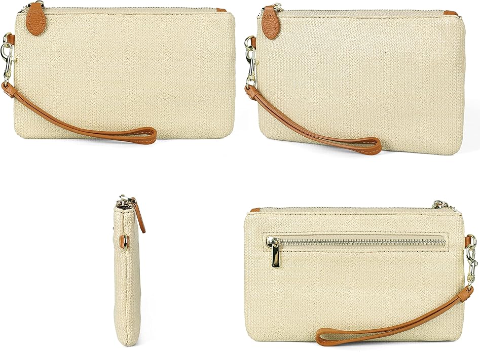 befen Genuine Leather Wristlet Clutch RFID Blocking Bag Cell Phone Wallet Purse Wristlet Wallet Purses and Handbags for Women