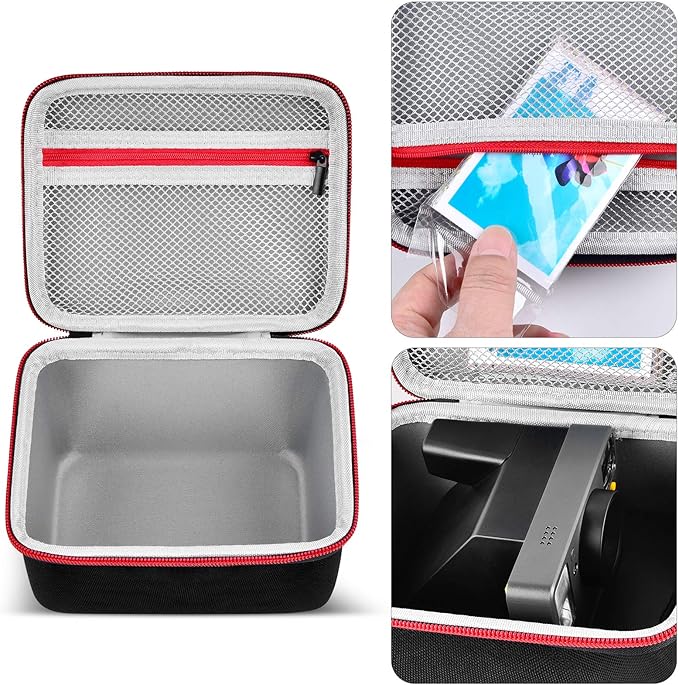 Portable Carrying Case Compatible with Polaroid Now 2nd/ for 3rd Generation I-Type Instant Camera/for Now/for Now+/ for OneStep 2 VF/for OneStep+ Instant Film with Mesh Pocket (Black)