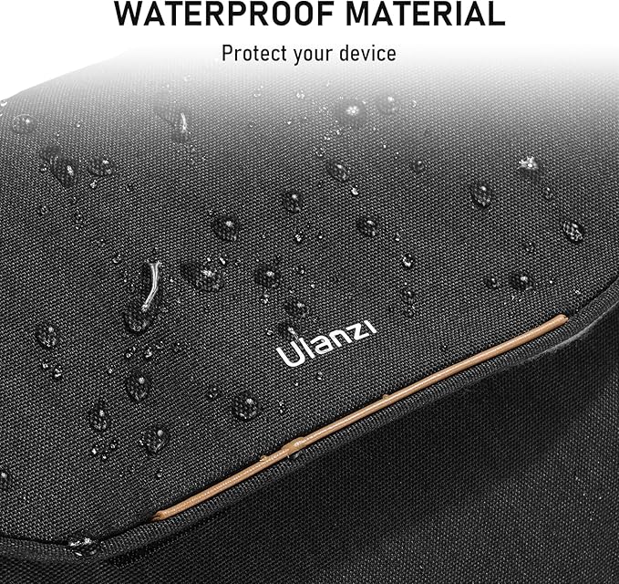 ULANZI Camera Bag, SLR/DSLR Camera Case Professional, Crossbody Photography Small Bag Fashion, Shoulder Bag for Women and Men Compatible for Sony Canon Nikon Mirrorless Camera Lightweight Black
