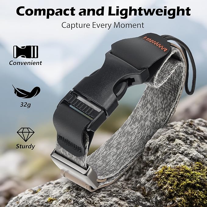 SUNYA Camera Wrist Strap with Quick Release Buckle. Sturdy Nylon Rope Hand Strap Compatible for DSLR or Mirrorless Camera