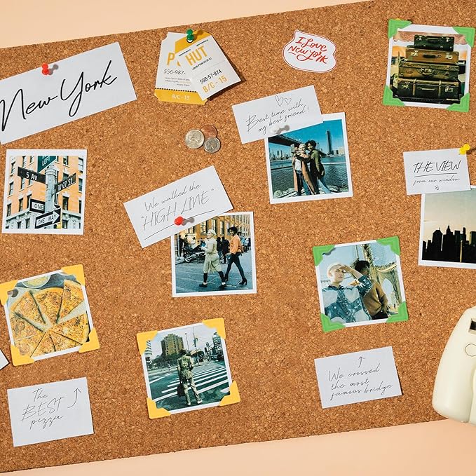 360 Pcs Photo Corner Stickers, Colorful Self Adhesive Frame Stickers Photo Sticker Picture Mounting Corner Scrapbook Supplies Stamping Supplies for Wall DIY Album, Memory Books, Diary