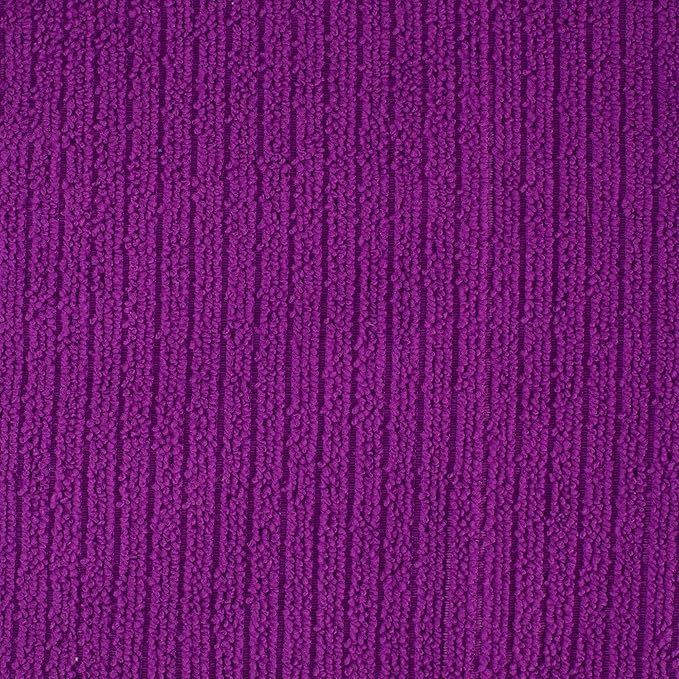 DII Cleaning Collection Multi-Purpose Microfiber, Eggplant Lattice, Dishtowel Set