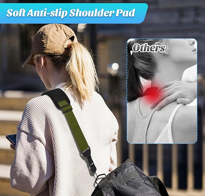 Padded iPad Binocular Camera Shoulder Strap, Nylon Neck Lanyard Strap for Tablet Case Crossbody Laptop Luggage Bag