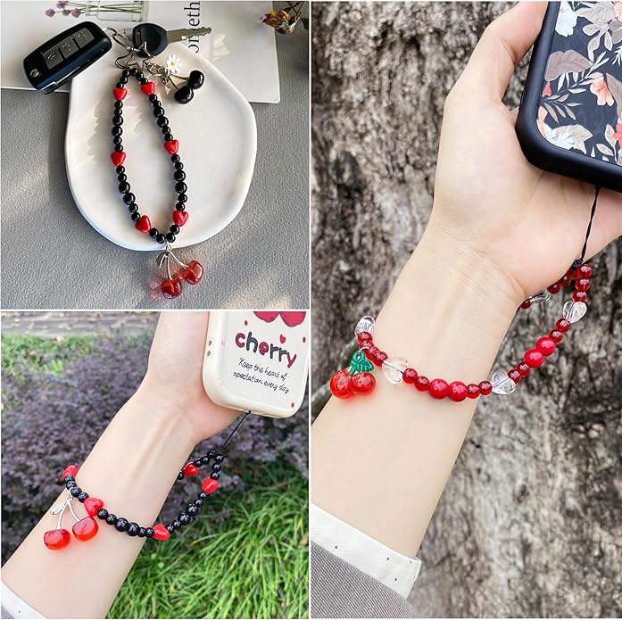 Phone Charm Strap Cute Phone Lanyard Wrist Strap Bracelet Accessories for Digital Camera,Keychain,Bag