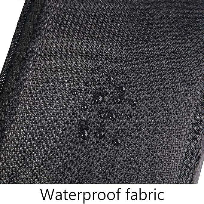 Water Resistant Camera Insert Bag DSLR SLR Camera Case Upgraded Version and Lens Storage Carrying Case (Black)