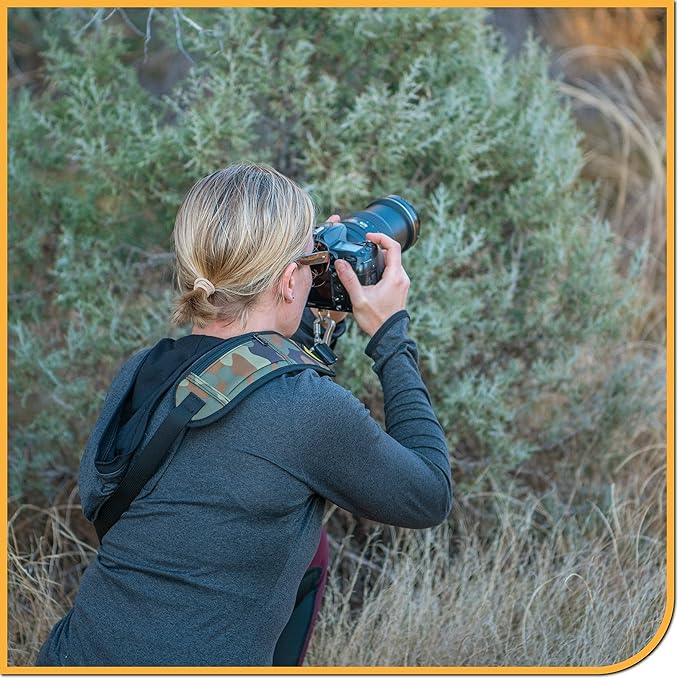 Danger Buddies S-Curve Rapid Access Cross Body Camera Shoulder Sling Strap for Nikon, Sony, Canon SLR, DSLR, Mirrorless