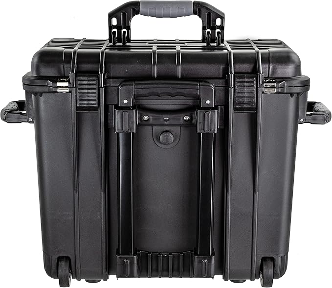 Eylar 19.7 inch Tall Protective Roller Gear Case, Water & Shock Resistant with Foam