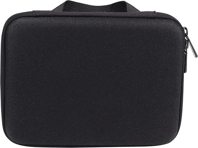 Amazon Basics Small Portable Protective Carrying Case for GoPro and Action Camera, Padded with Secure Handle, 9 x 7 x 2.5 inches, Black