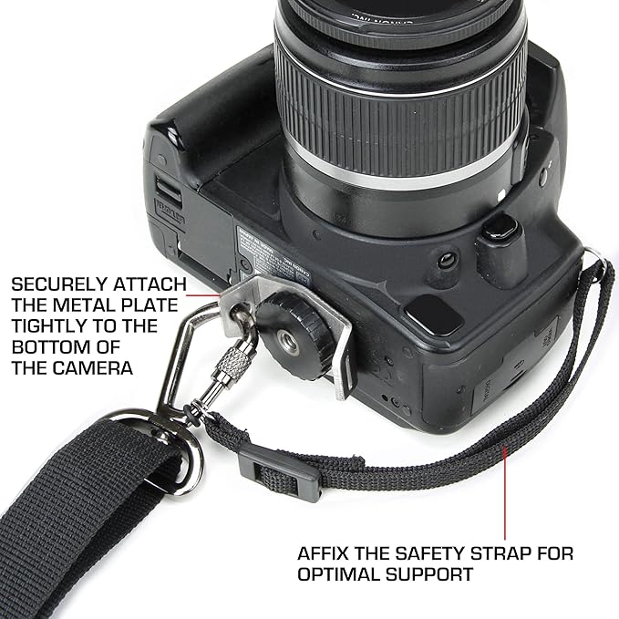 USA Gear Camera Sling Shoulder Strap - Adjustable Neoprene, Safety Tether, Accessory Pocket, DSLR Strap Quick Release - Compatible with Canon, Nikon, Sony and More DSLR Mirrorless Cameras (Southwest)
