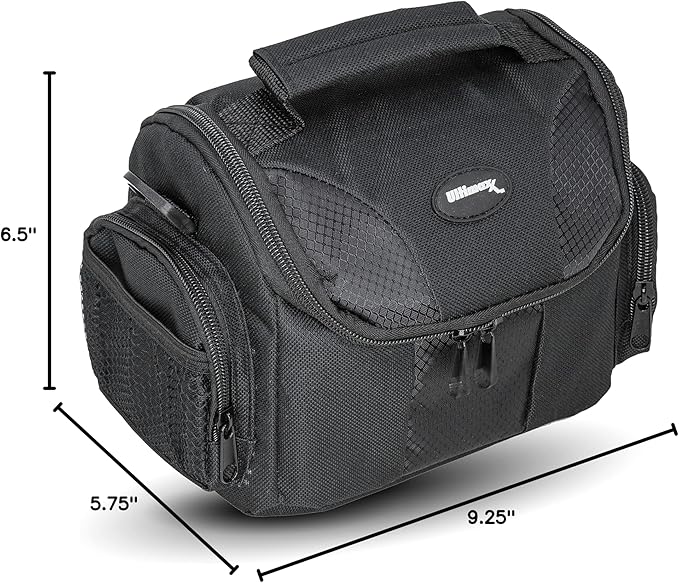 Ultimaxx Medium Carrying Case/Gadget Bag for Sony,Nikon, Canon, Olympus, Pentax, Panasonic, Samsung & Many More SLR Cameras & Camcorders
