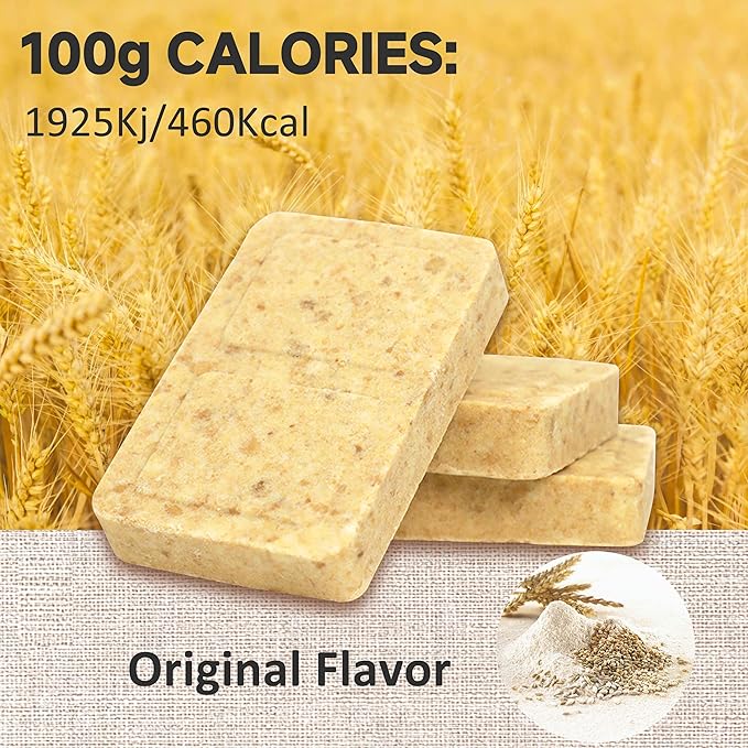 Emergency Food Supply - Original Flavor Hardtack, Mre Meals 2025, 4 Days Emergency Meals Survival Foods Bars, Emergency Supplies for Disaster Preparedness, Tin Pack, Long Shelf Life
