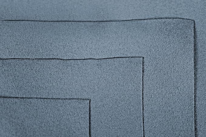 CleanAide Lint-Free & Scratch-Free Reusable Suede Microfiber Cloths, for Cleaning & Polishing Glasses, Screens, Electronics, Mirrors, & Windows, Home & Professional Use, 16 x 16 Inches, 12-Pack, Blue